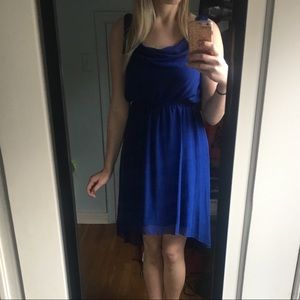 High low hem cocktail dress